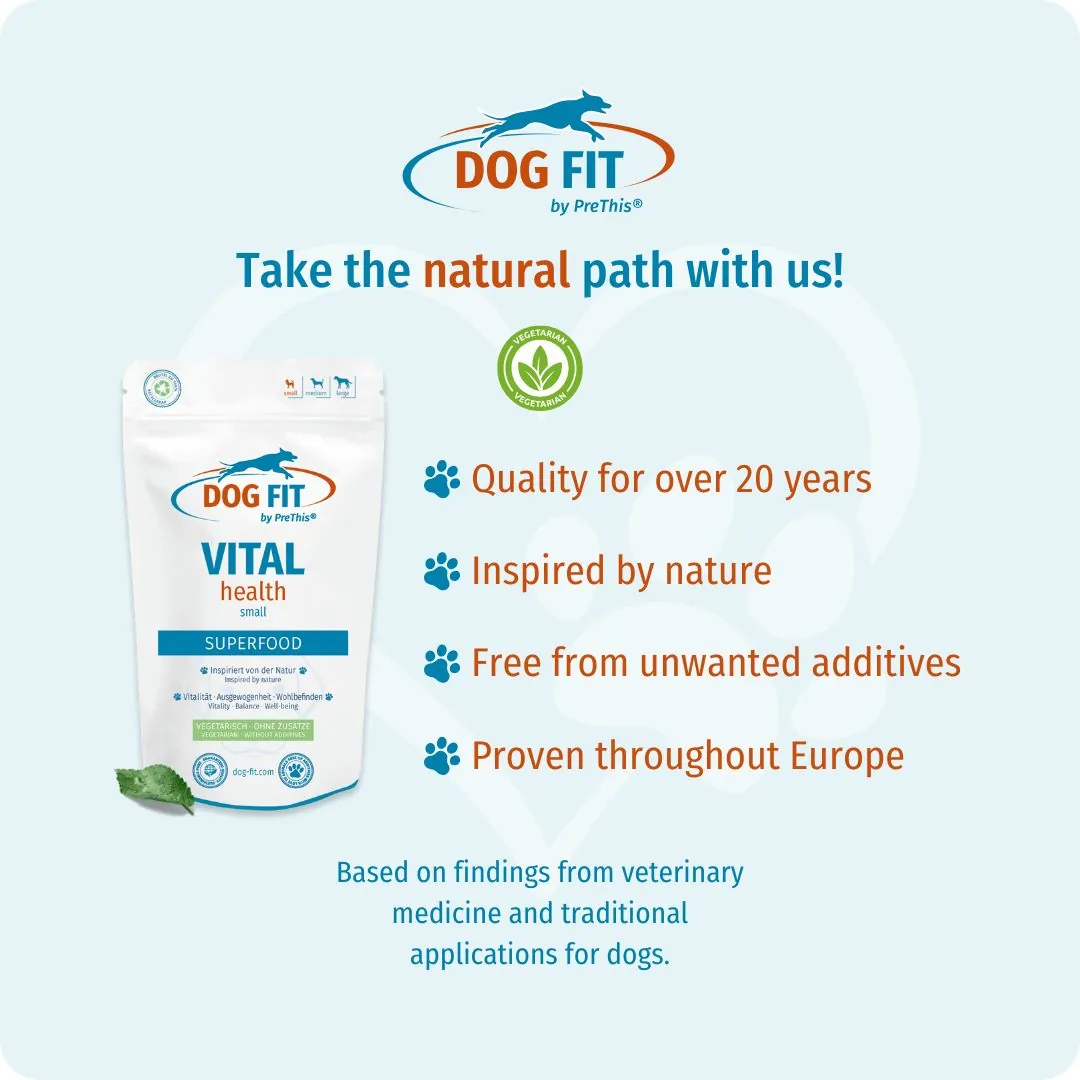 DOG FIT by PreThis® VITAL health small – Quality and natural ingredients