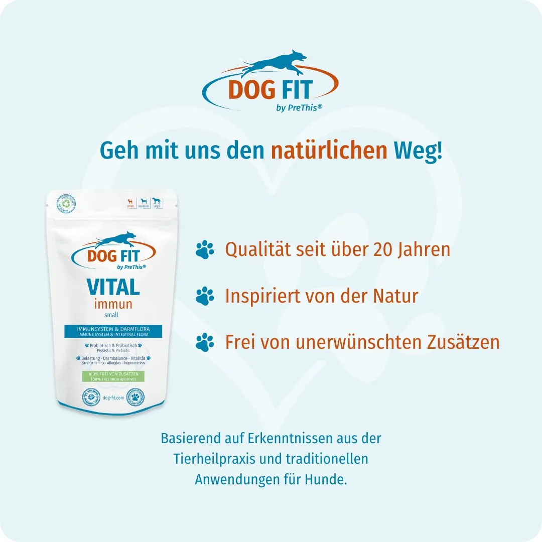 DOG FIT by PreThis® VITAL immun small – Qualität und natürliche Zutaten