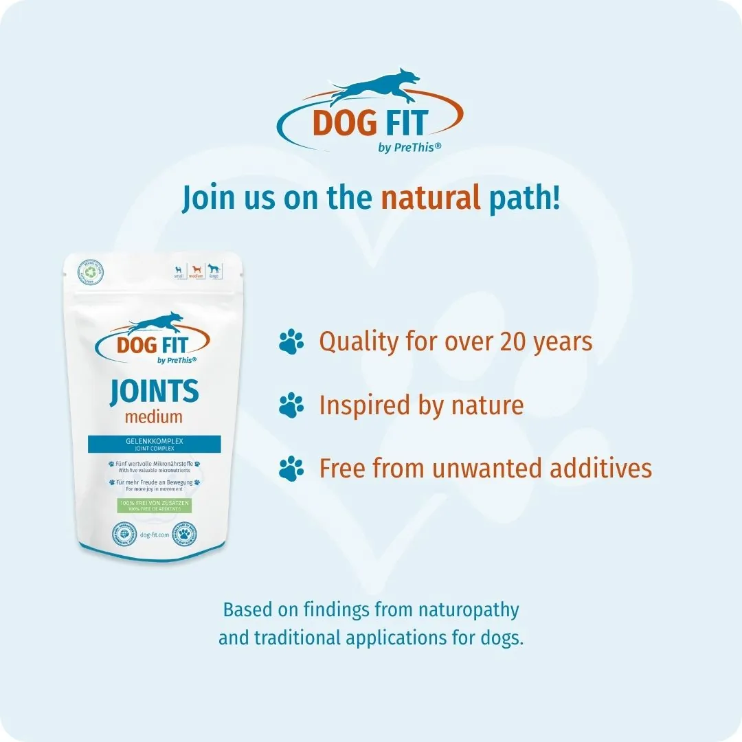 DOG FIT by PreThis® JOINTS medium – Quality and natural ingredients