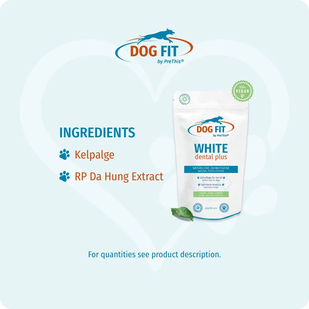 DOG FIT by PreThis® WHITE dental plus – Ingredients and nutrients