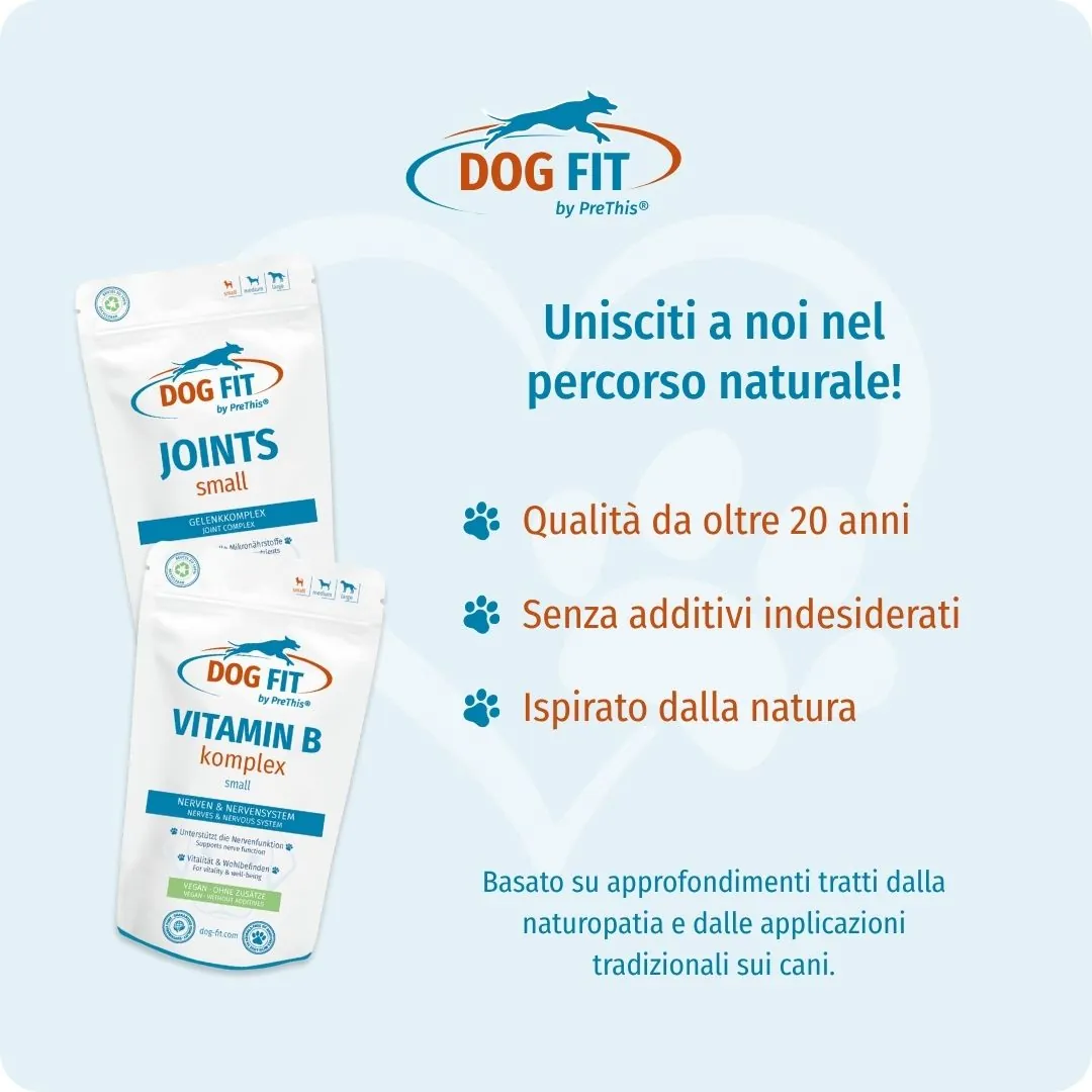 DOG FIT by PreThis® VITAMIN B & JOINTS small – Qualità e ingredienti naturali
