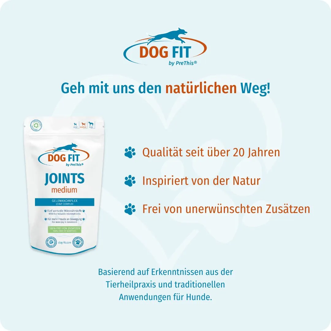 DOG FIT by PreThis® JOINTS medium – Qualität und natürliche Zutaten