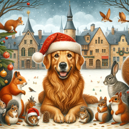 Golden Retriever Eric & die weihnachtliche Rettungsmission