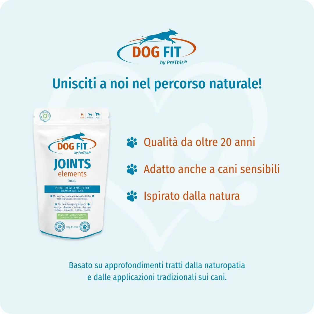 DOG FIT by PreThis® JOINTS elements small – Qualità e ingredienti naturali